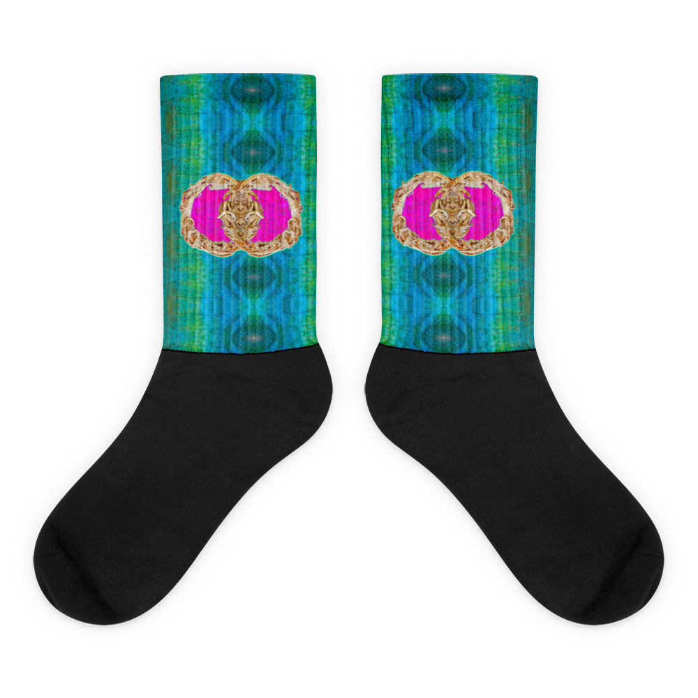 Socks (Unisex)(Ouroboros Smith Butterfly) RJSTH@Fabric#8 RJSTHW2021 RJS