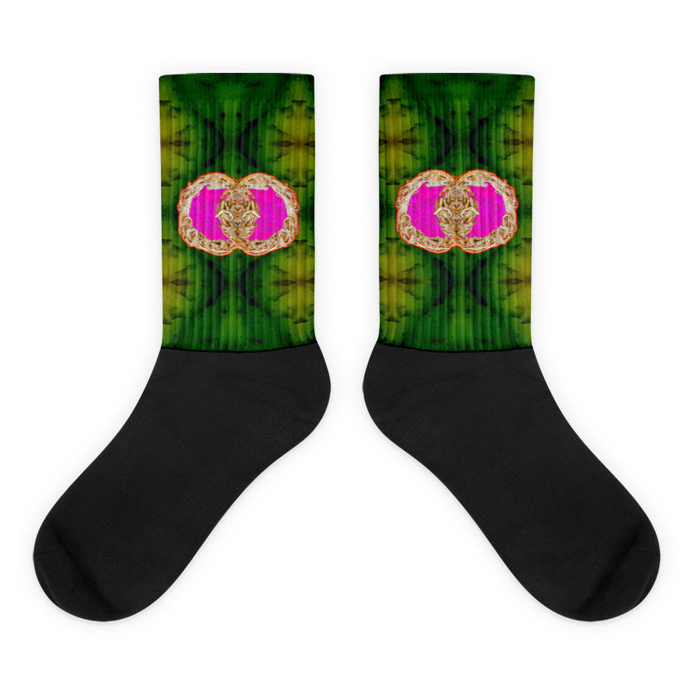 Socks (Unisex)(Ouroboros Smith Butterfly) RJSTH@Fabric#7 RJSTHW2021 RJS