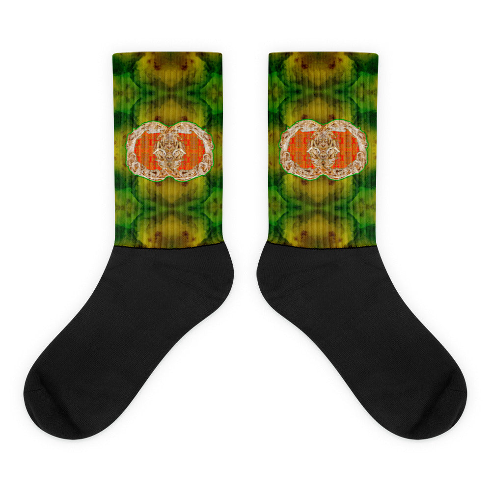 Socks (Unisex)(Ouroboros Smith Butterfly) RJSTH@Fabric#3 RJSTHW2021 RJS