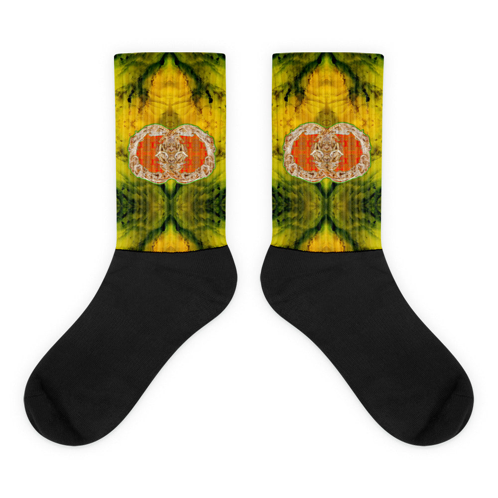 Socks (Unisex)(Ouroboros Smith Butterfly) RJSTH@Fabric#1 RJSTHW2021 RJS