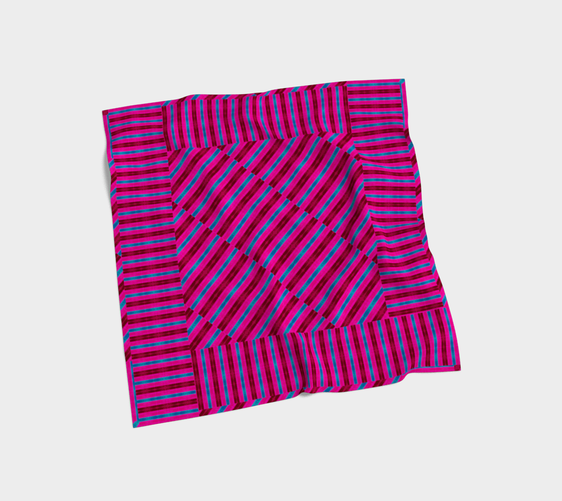 Silk Art Scarf (Vitta Serica Artis)(Rind Link Flip Blue Logo) RJSTH@Fabric#11 RJSTHW2026 RJS