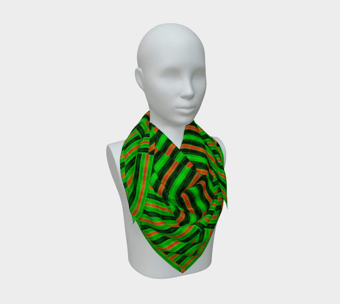 Silk Art Scarf (Vitta Serica Artis)(Rind Links Orange Logo) RJSTH@Fabric#2 RJSTHW2026 RJS