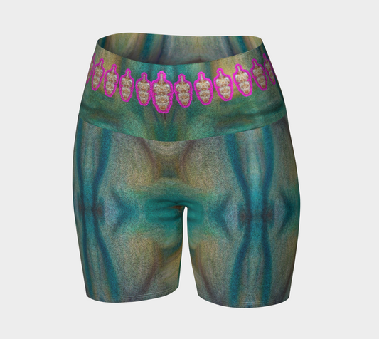 Glitter Yoga Shorts (Muliebris/Virilis)(Chrysalis Cohort) RJSTH@Fabric#9 RJSTHs2024 RJS