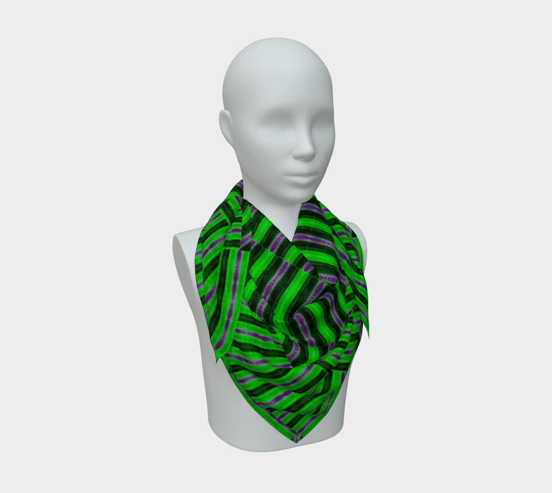Silk Art Scarf (Vitta Serica Artis)(Rind Links Purple Logo) RJSTH@Fabric#4 RJSTHW2026 RJS