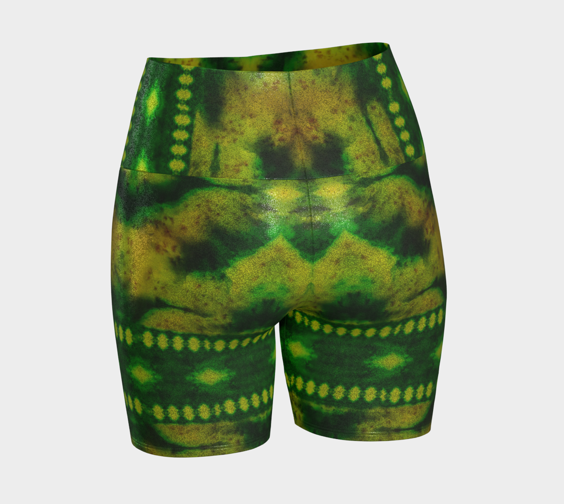 Glitter Yoga Shorts (Muliebris/Virilis)(Purely Jade Light) RJSTHs2024 RJS