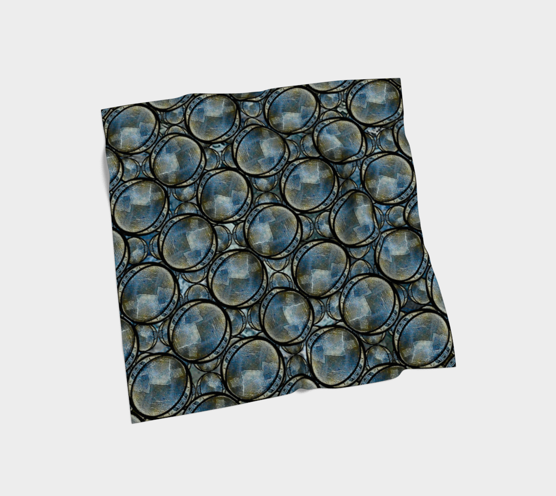 Silk Art Scarf (Vitta Serica Artis)(Opal Skies Cantus Primus "Lūminōsitās") RJSTHW2026 RJS