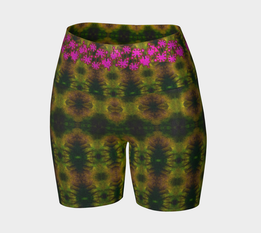 Glitter Yoga Shorts (Muliebris/Virilis)(Grail Night Flower) RJSTH@Fabric#7 RJSTHW2024 RJS