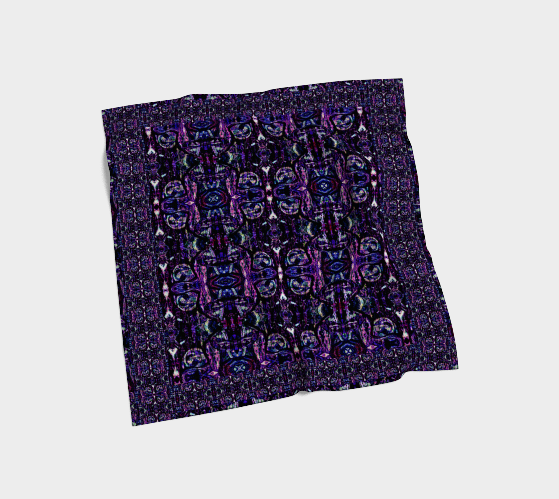 Silk Art Scarf (Vitta Serica Artis)(Pure Candy Purple Logo@Alchemic) RJSTHW2026 RJS
