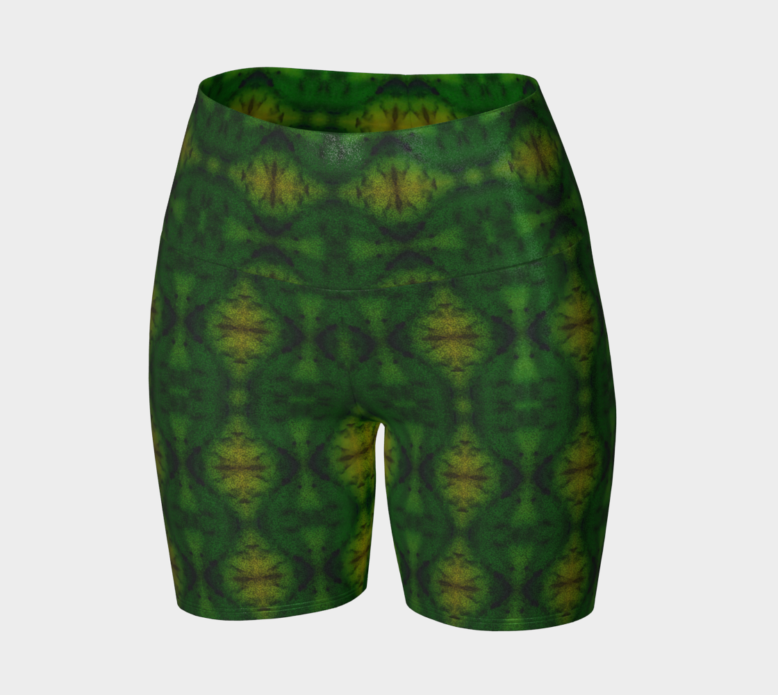 Glitter Yoga Shorts (Muliebris/Virilis)(Purely Jade Light) RJSTHs2024 RJS