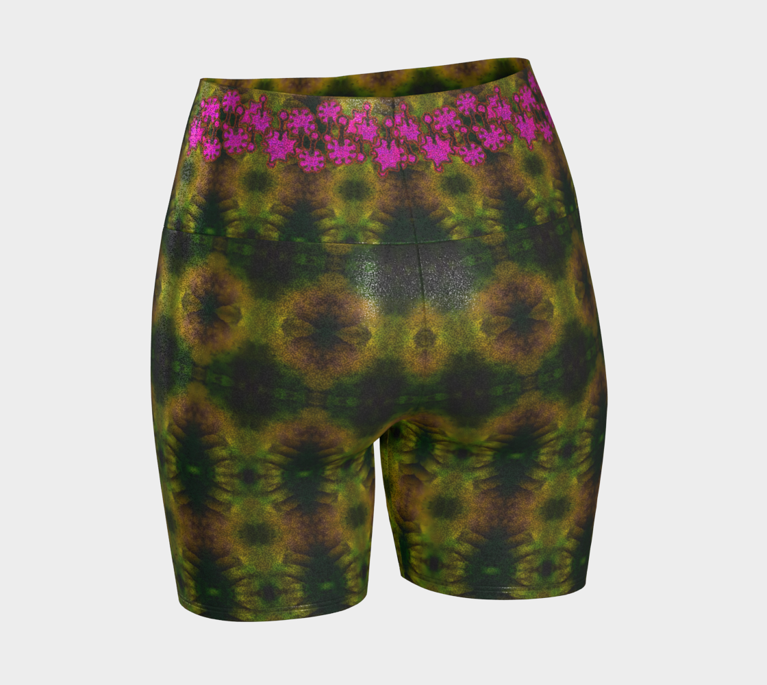 Glitter Yoga Shorts (Muliebris/Virilis)(Grail Night Flower) RJSTH@Fabric#7 RJSTHW2024 RJS