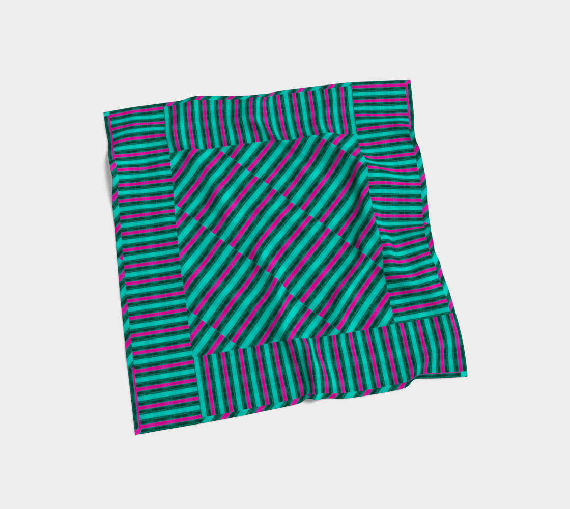 Silk Art Scarf (Vitta Serica Artis)(Rind Link Pink Logo) RJSTH@Fabric#8 RJSTHW2026 RJS