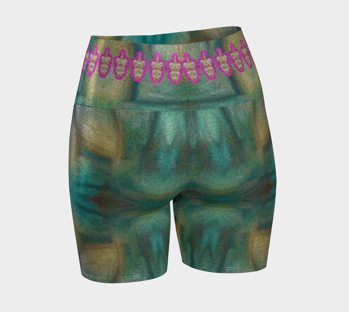 Glitter Yoga Shorts (Muliebris/Virilis)(Chrysalis Cohort) RJSTH@Fabric#9 RJSTHs2024 RJS