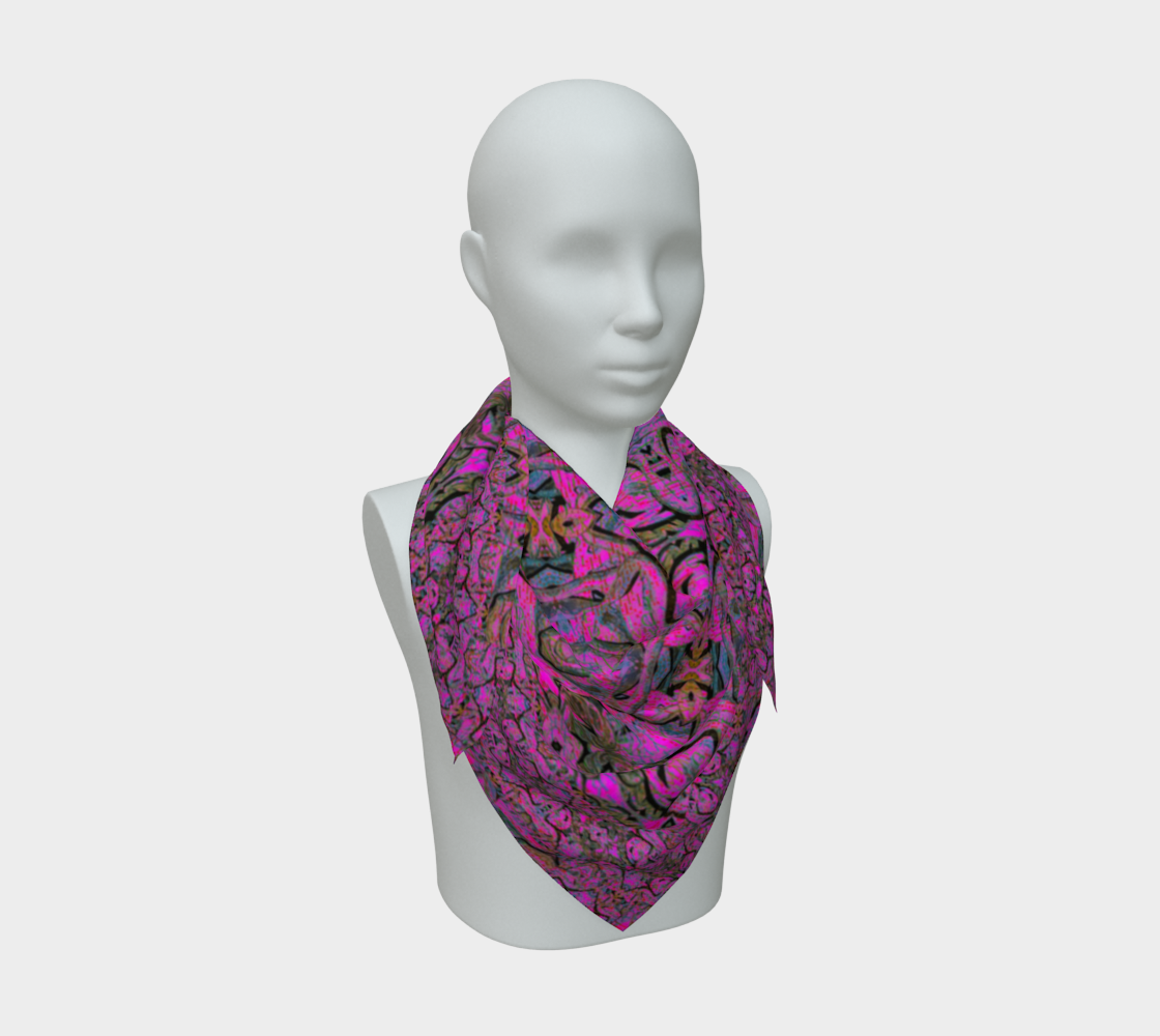 Silk Art Scarf (Vitta Serica Artis)(Pure Candy Pink Logo@Alchemic) RJSTHW2026 RJS