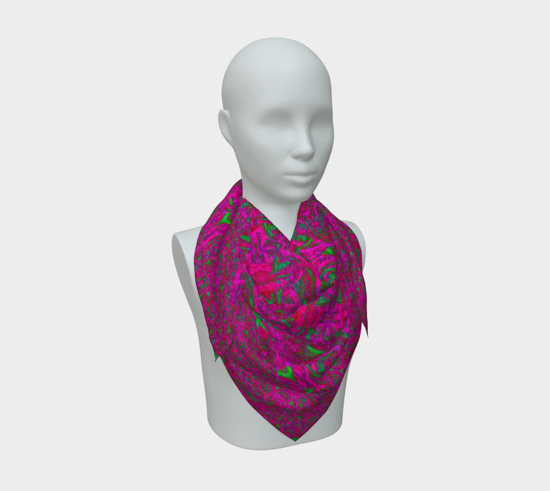 Silk Art Scarf (Vitta Serica Artis)(Pure Candy Pink Logo@Alchemic) RJSTHW2026 RJS