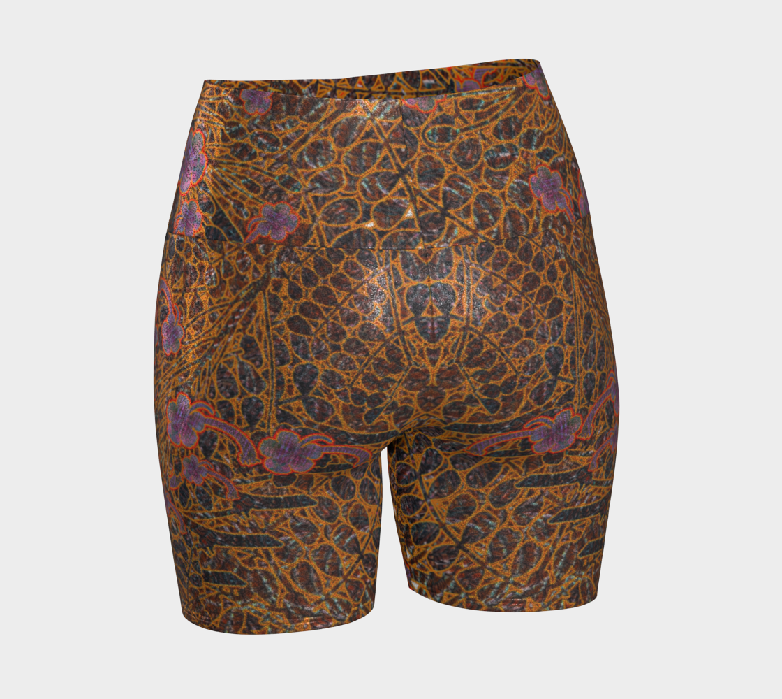 Glitter Yoga Shorts (Muliebris/Virilis)(Sixth WindSong Flower) RJSTH@Fabric#6 RJSTHs2024 RJS