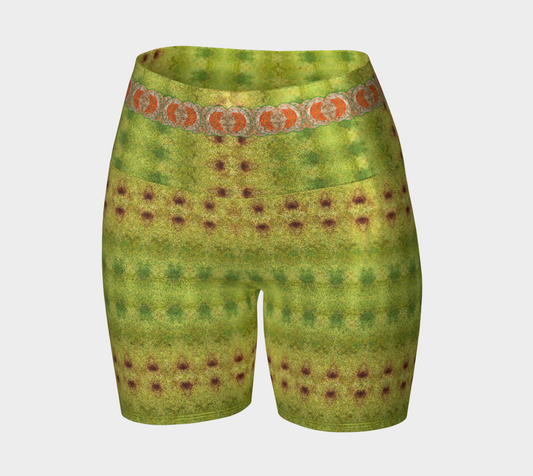 Glitter Yoga Shorts (Muliebris/Virilis)(Ouroboros Smith Butterfly) RJSTH@Fabric#2 RJSTHs2024 RJS