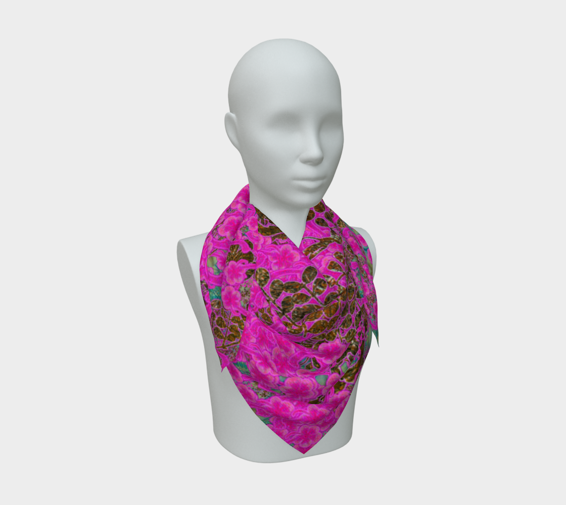 Silk Art Scarf (Vitta Serica Artis)(WindSong Flower) RJSTH@Fabric#9 RJSTHS2026 RJS