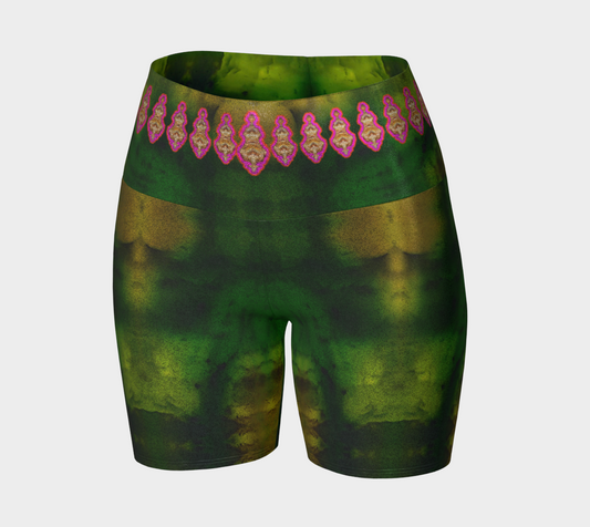 Glitter Yoga Shorts (Muliebris/Virilis)(Chrysalis Cohort) RJSTH@Fabric#7 RJSTHs2024 RJS