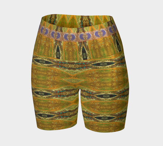 Glitter Yoga Shorts (Muliebris/Virilis)(Ouroboros Smith Butterfly) RJSTH@Fabric#6 RJSTHs2024 RJS