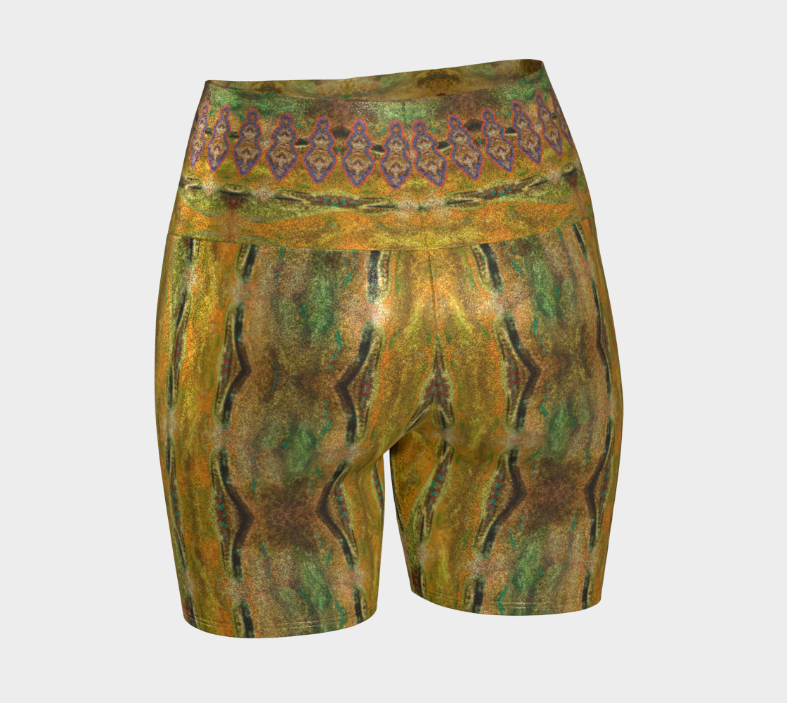 Glitter Yoga Shorts (Muliebris/Virilis)(Chrysalis Cohort) RJSTH@Fabric#6 RJSTHs2024 RJS