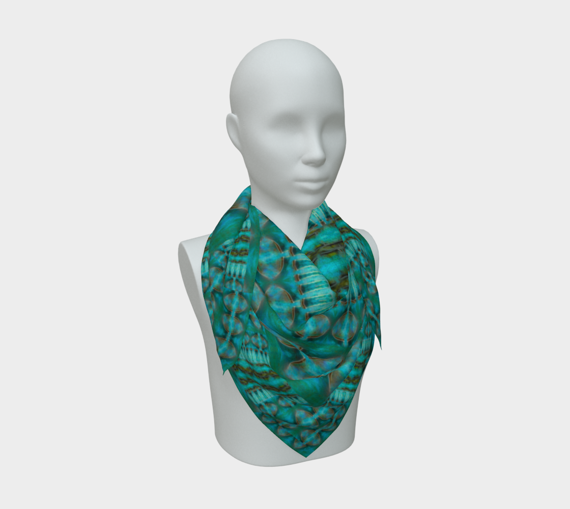 Silk Art Scarf (Vitta Serica Artis)(WindSong Flower Planck) RJSTH@Fabric#8 RJSTHS2026 RJS