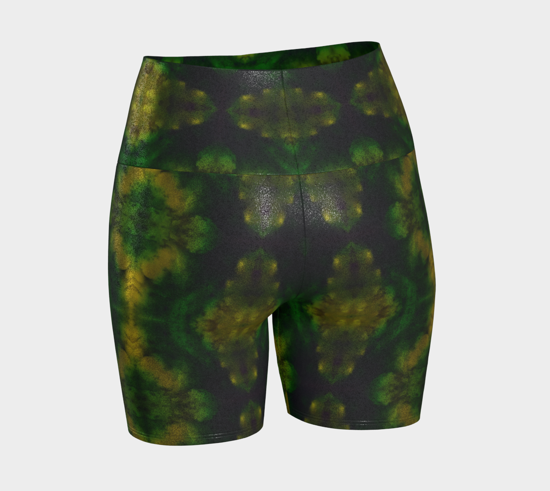 Glitter Yoga Shorts (Muliebris/Virilis)(Purely Jade Light) RJSTHs2024 RJS