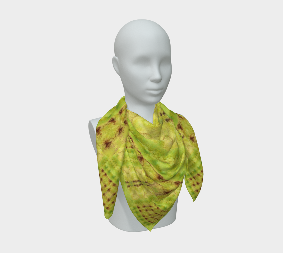 Silk Art Scarf (Vitta Serica Artis)(WindSong Flower Planck) RJSTH@Fabric#2 RJSTHS2026 RJS