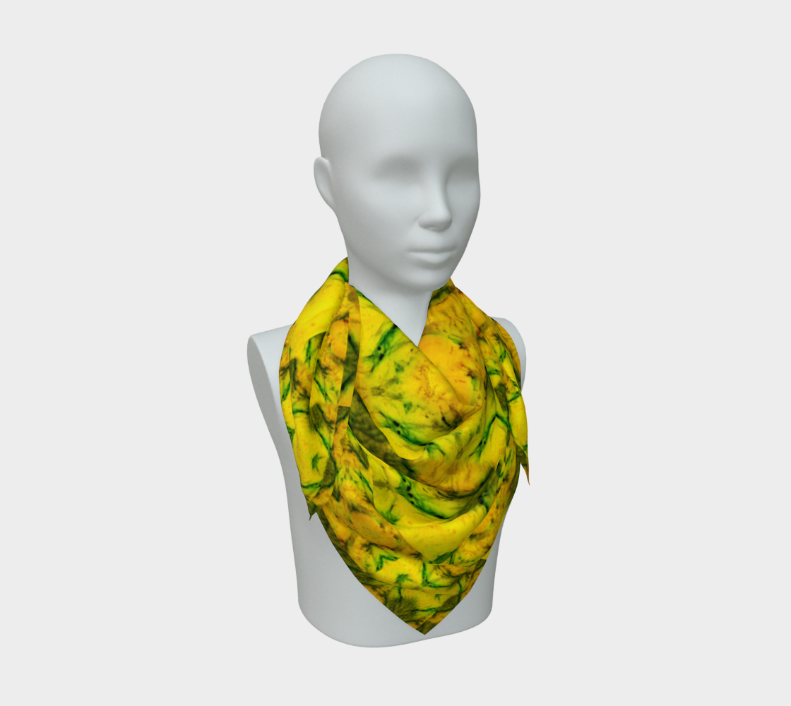 Silk Art Scarf (Vitta Serica Artis)(WindSong Flower Planck) RJSTH@Fabric#1 RJSTHS2026 RJS