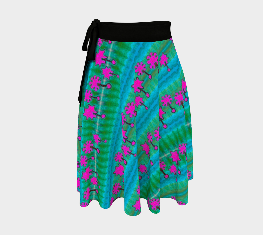 Wrap Skirt (Her/Muliebris)(Grail Night Flower Pink Logo) RJSTH@Fabric#8 RJSTHW2024 RJS