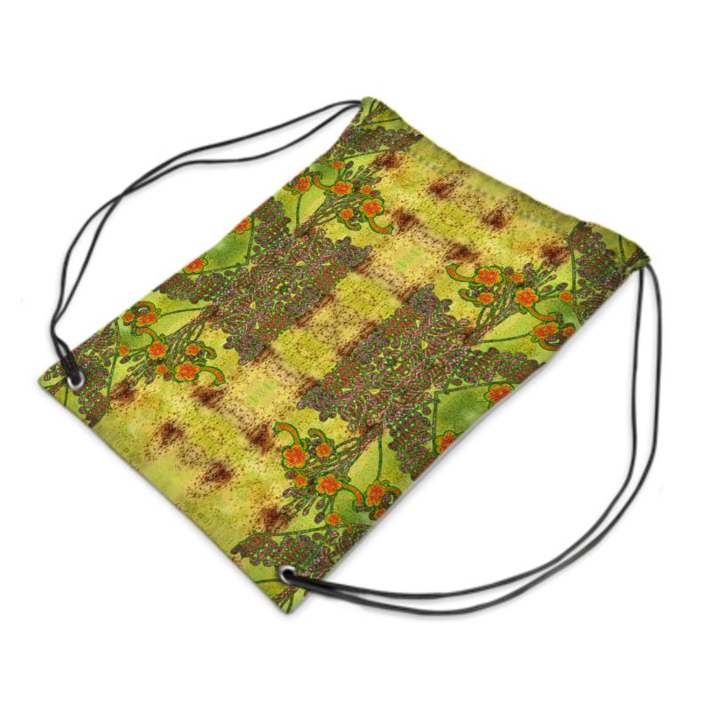 Drawstring Waterproof Bag (WindSong Flower) RJSTH@Fabric#2 RJSTHS2021 RJS