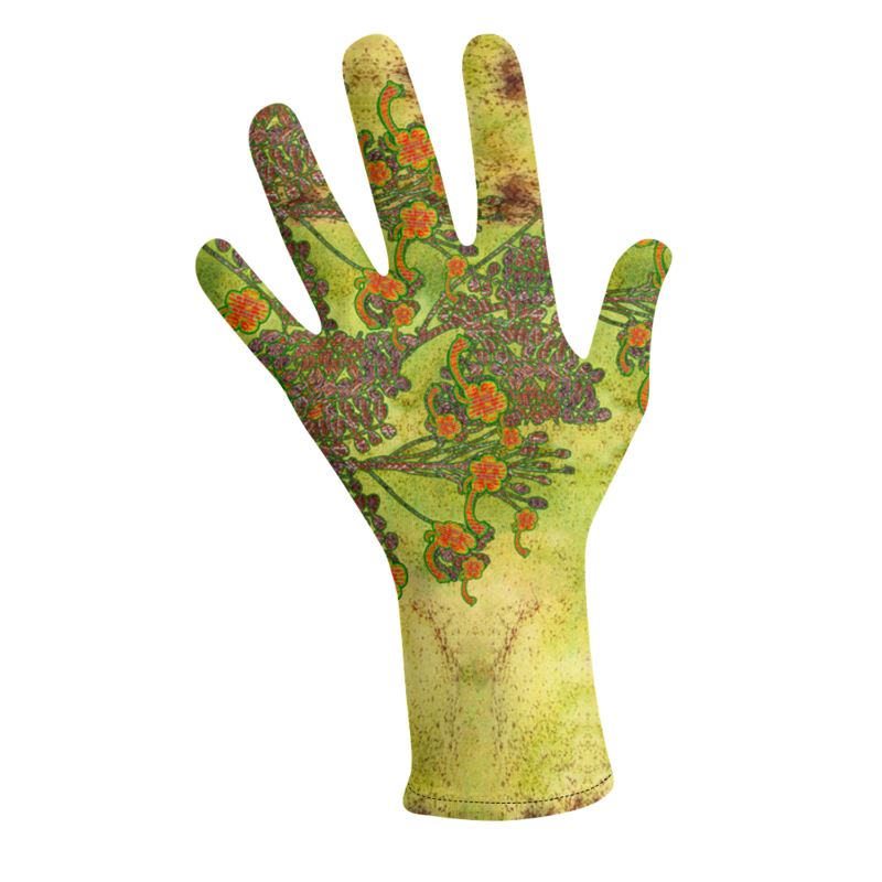 Lycra Gloves 2 Pair (Unisex)(WindSong Flower) RJSTH@Fabric#2 RJSTHS2023 RJS