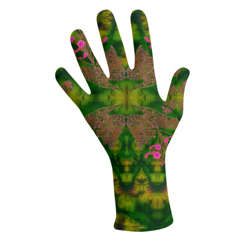 Lycra Gloves (Unisex)(WindSong Flower) RJSTH@Fabric#7 RJSTHS2023 RJS