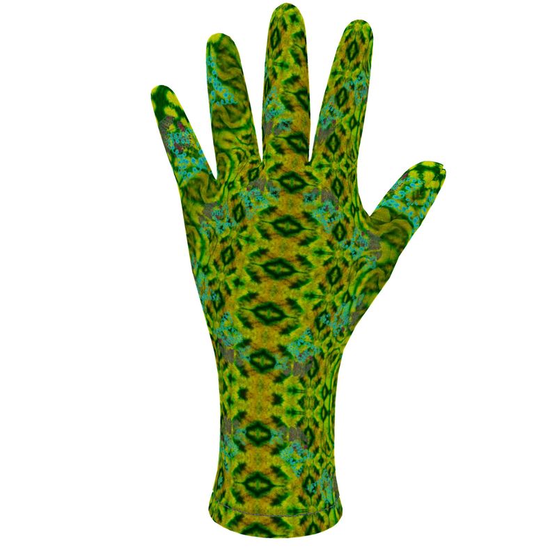 Fleece Gloves (Unisex)(WindSong Flower) RJSTH@Fabric#10 RJSTHS2021 RJS