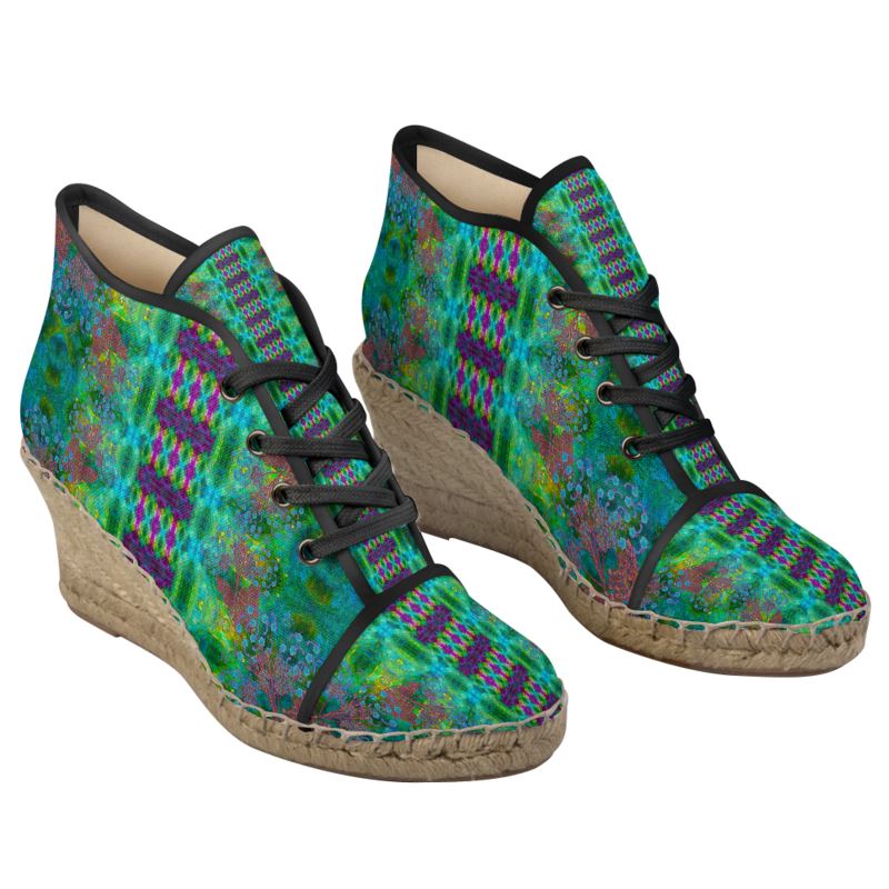 Wedge Espadrilles (Her/They)(WindSong Flower) RJSTH@Fabric#11 RJSTHS2021 RJS