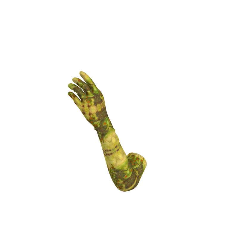 Long Opera Gloves (Unisex)(WindSong Flower) RJSTH@Fabric#2 RJSTHS2021 RJS
