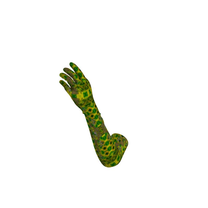 Long Opera Gloves (Unisex)(WindSong Flower) RJSTH@Fabric#5 RJSTHS2021 RJS