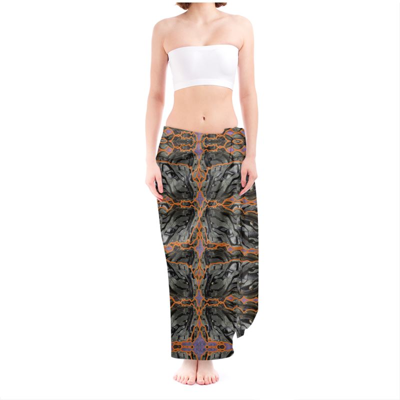 Sarong (Unisex)(Rind#6 Tree Link) RJSTH@Fabric#6 RJSTHW2021 RJS