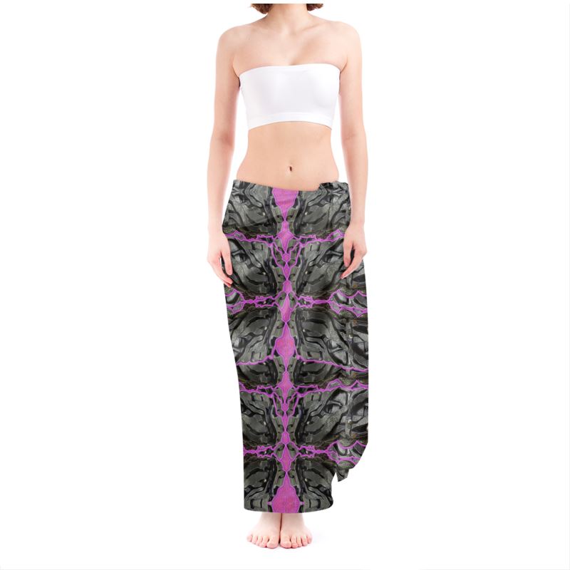 Sarong (Unisex)(Rind#9 Tree Link) RJSTH@Fabric#9 RJSTHW2021 RJS