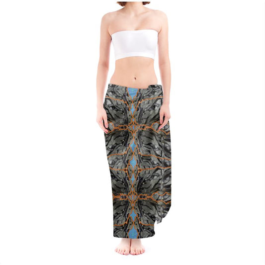 Sarong (Unisex)(Rind#12 Tree Link) RJSTH@Fabric#12 RJSTHW2021 RJS