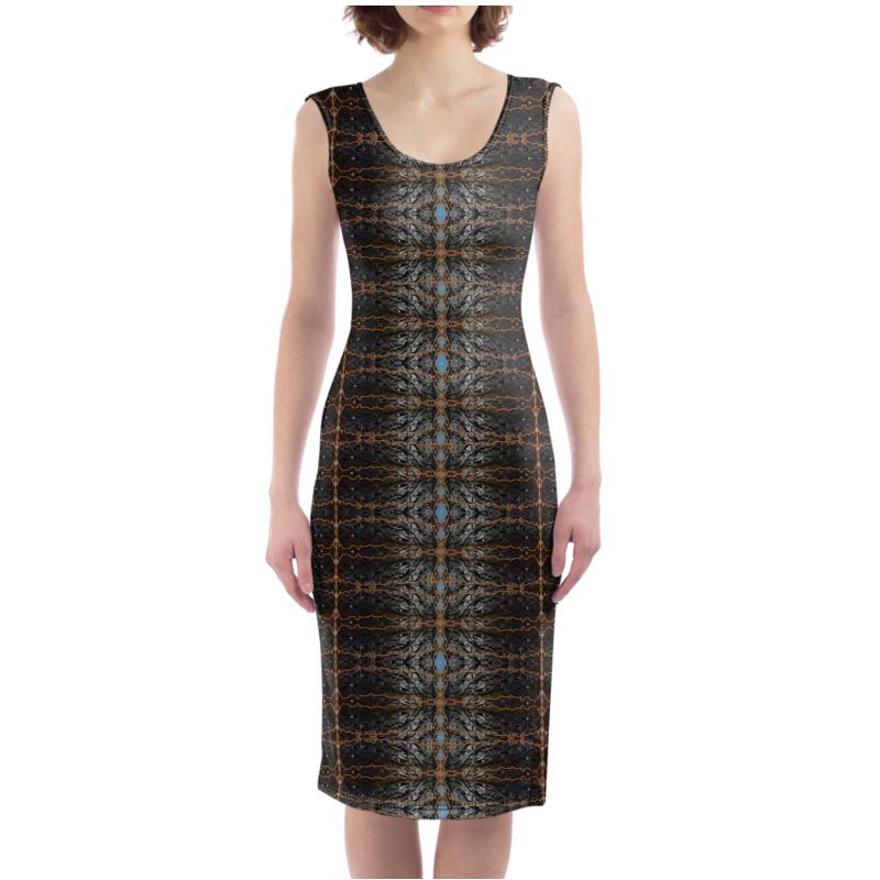 Bodycon Dress (Her/They)(Tree Link Rind#12) RJSTH@Fabric#12 RJSTHs2021 RJS