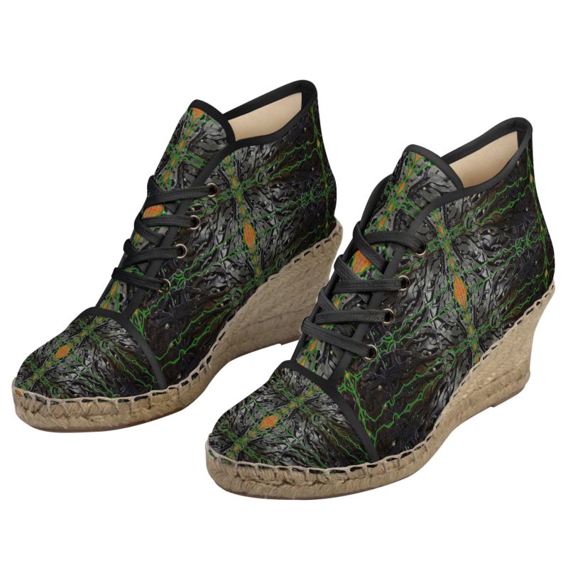 Wedge Espadrilles (Her/They)(Rind#3 Tree Link) RJSTH@Fabric#3 RJSTHW2021 RJS