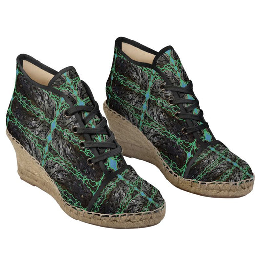 Wedge Espadrilles (Her/They)(Rind#10, Tree Link) RJSTH@Fabric#10 RJSTHW2021 RJS