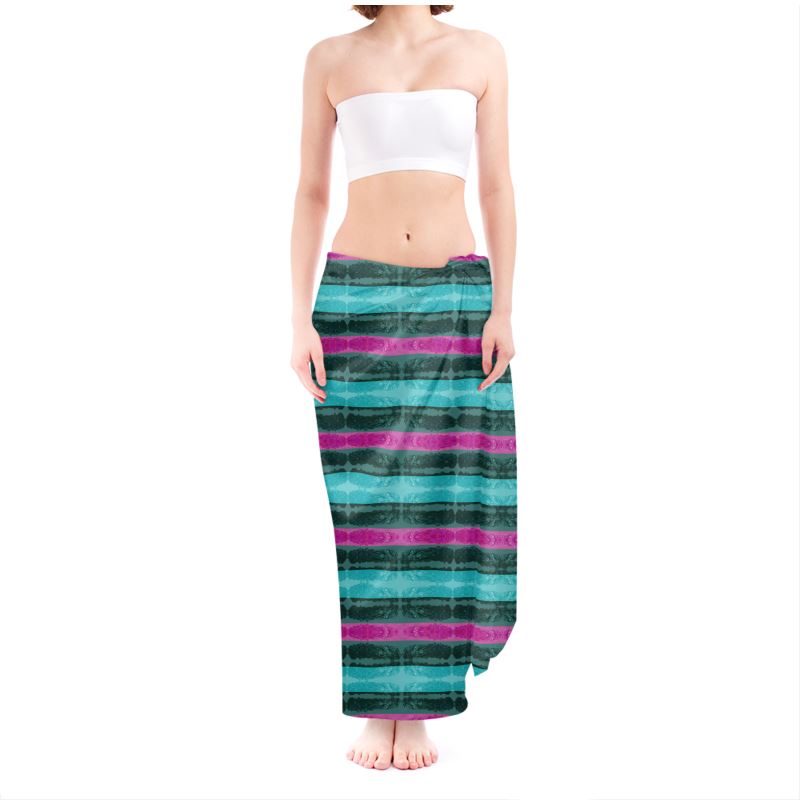 Sarong (Unisex)(Rind#8 Rind Link Flip) RJSTH@Fabric#8 RJSTHW2022 RJS