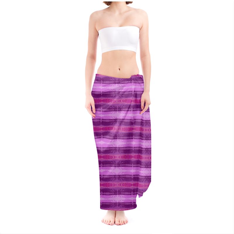 Sarong (Unisex)(Rind#9 Rind Link Flip) RJSTH@Fabric#9 RJSTHW2022 RJS