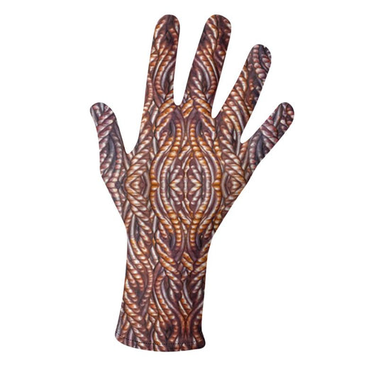 Lycra Gloves 2 Pair (Unisex)(Grail Hearth Core Copper) RJSTH@Fabric RJSTHS2023 RJS