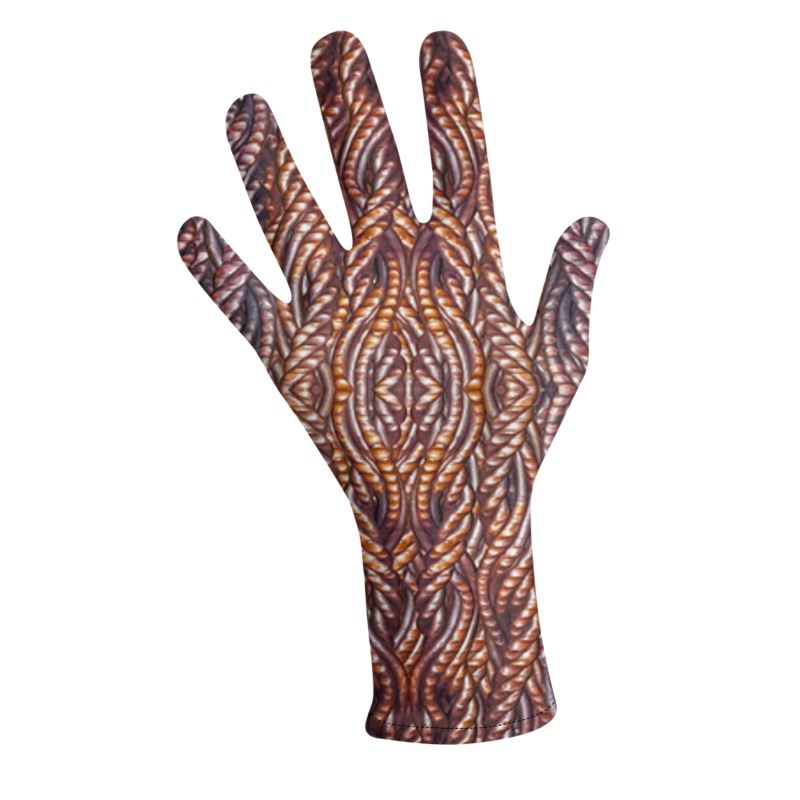 Lycra Gloves (Unisex)(Grail Hearth Core Copper Fabric) RJSTH@Fabric RJSTHS2023 RJS