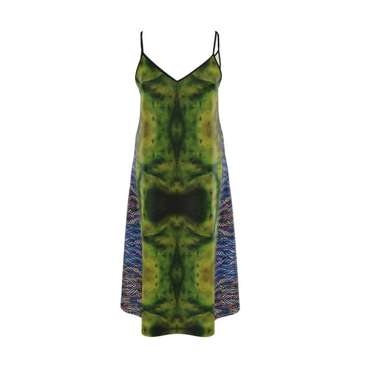 Long Slip Dress (Her/Muliebris)(Grail Hearth Core Blue Logo@Alchemic) RJSTH@Fabric#10 RJSTHW2023 RJS