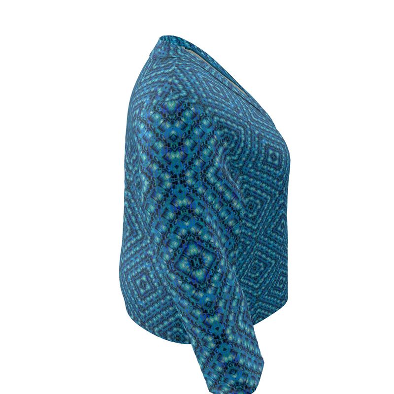 Wrap Blazer (Her/They)(Sugar Stick Twirl {Elder Gift} Cuffs & Blue Logo@Alchemic) RJSTHW2023 RJS