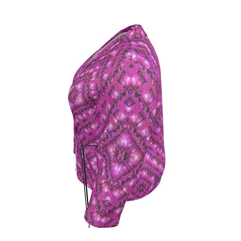 Wrap Blazer (Her/They)(Sugar Stick Twirl {Elder Gift} Cuffs & Pink Logo@Alchemic) RJSTHW2023 RJS