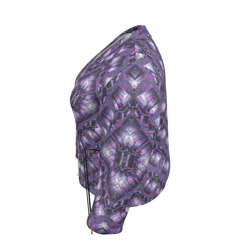 Wrap Blazer (Her/They)(Sugar Stick Twirl {Elder Gift} Cuffs & Purple Logo@Alchemic) RJSTHW2023 RJS